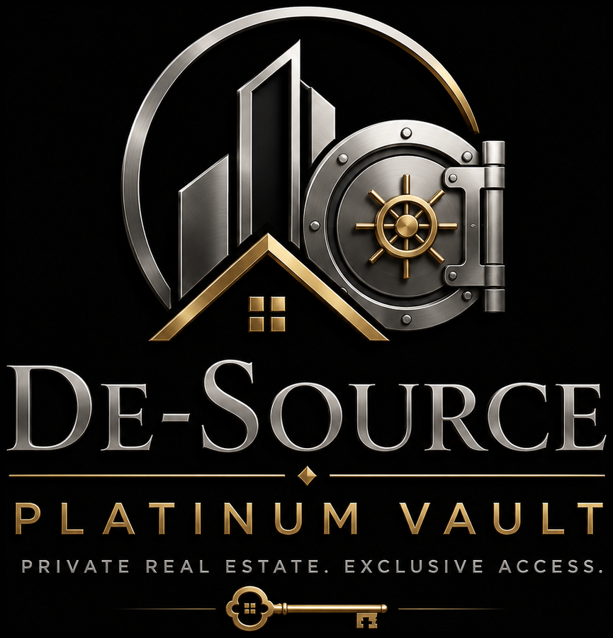 De-Source Platinum Vault — Private real estate. Exclusive access.
